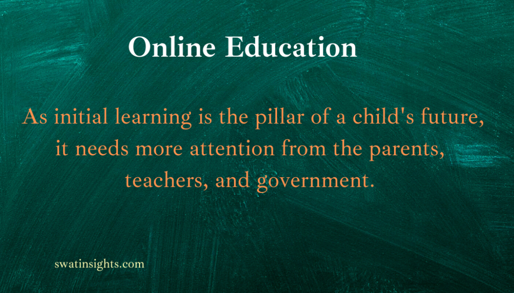 Initial Learning, Online Education

